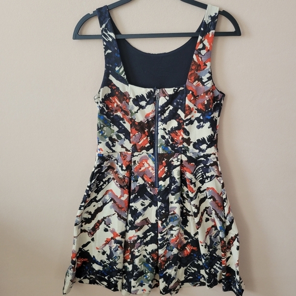 Anthropologie Maeve Capelle Multicolored Abstract Sleeveless Dress in M - Picture 5 of 11